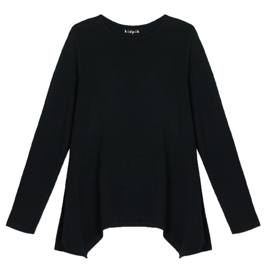 Silky Soft Swing Top - Black