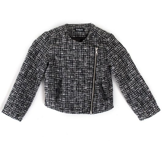 Black Boucle Jacket - Black