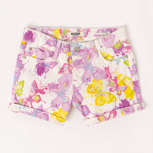 Butterfly Short - White