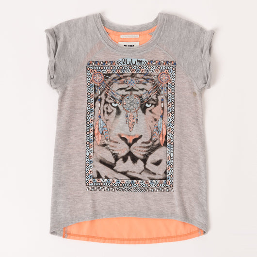 Tiger Pullover - Light Heather Grey