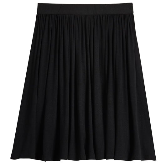 Pull On Knit Skirt - Black