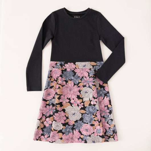 Floral Quilt Skater Dress - Rabbit