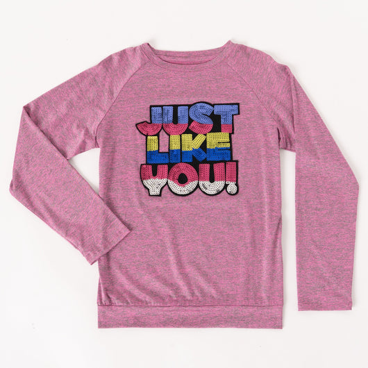 Just Like You Top - Beetroot Purple