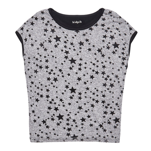 Star Tee - Medium Heather Grey