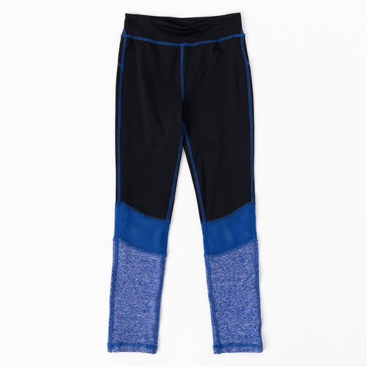 Mesh Blocked legging - Deep Royal