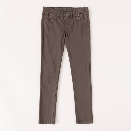 Lace Super Soft Skinny - Granite Gray
