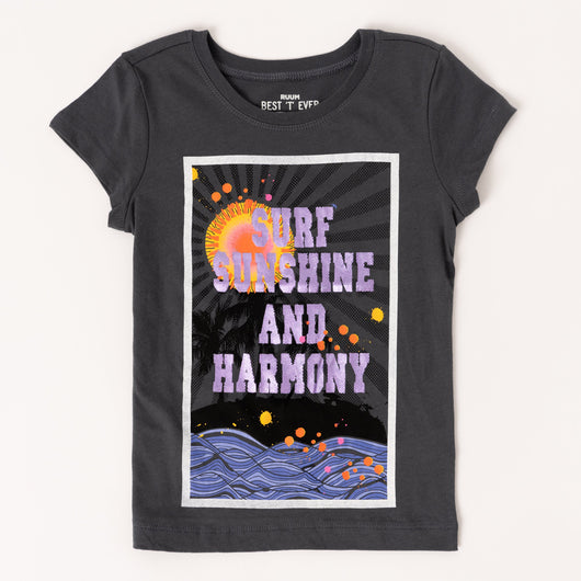 Surf Sunshine Tee - Galvanized Grey