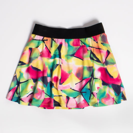 Abstract Knit Skirt - Multi