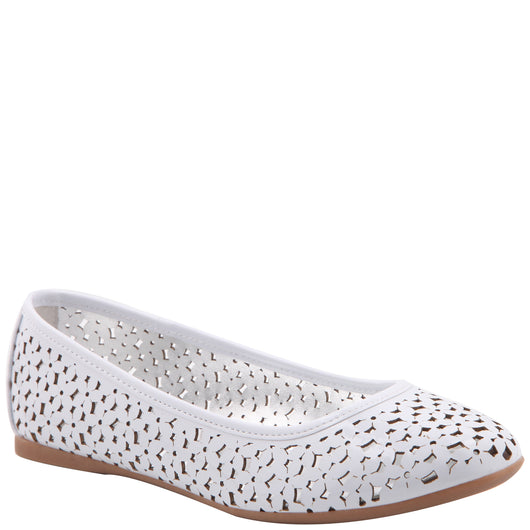 Perforated Ballet - White