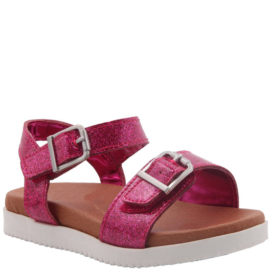 Glitter Sandal - Fuchsia Purple