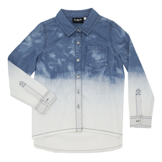 Dip Dye Denim Shirt - Rock Star Wash