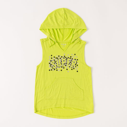 Super Active Hooded Top - Acid Lime