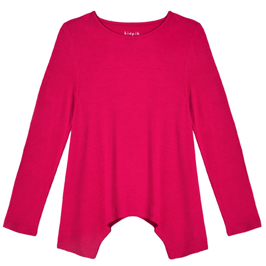 Silky Soft Swing Top - Beetroot Purple